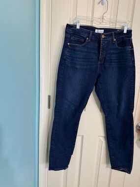 LOFT Dark Blue Straight-Leg Women’s Jeans